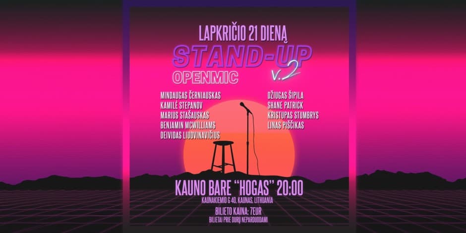 Stand-up Open mic @Hogas