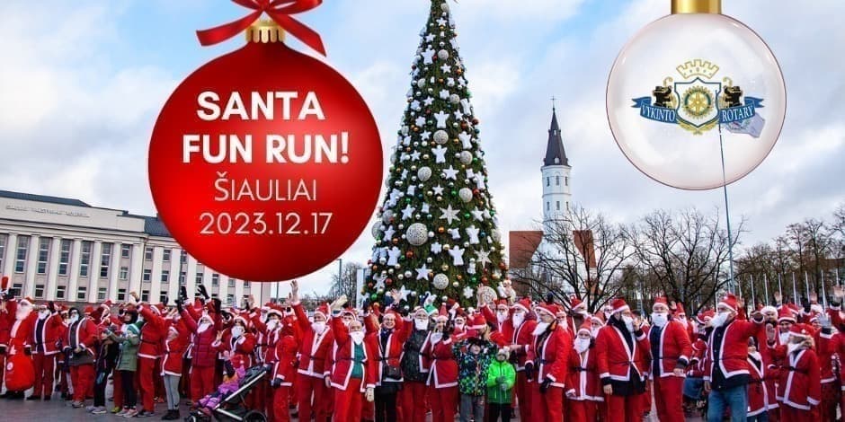 Santa Fun Run Šiauliai 2023