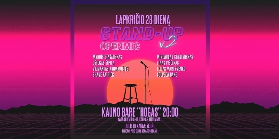 Stand-up Open mic @Hogas
