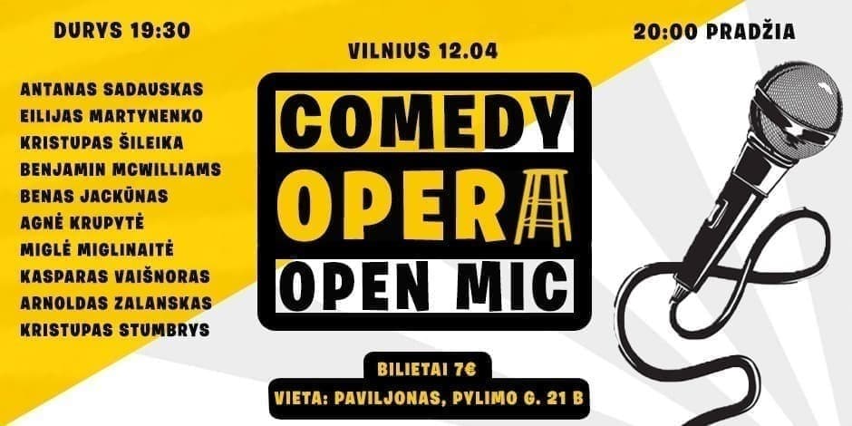 Comedy Opera Open Mic