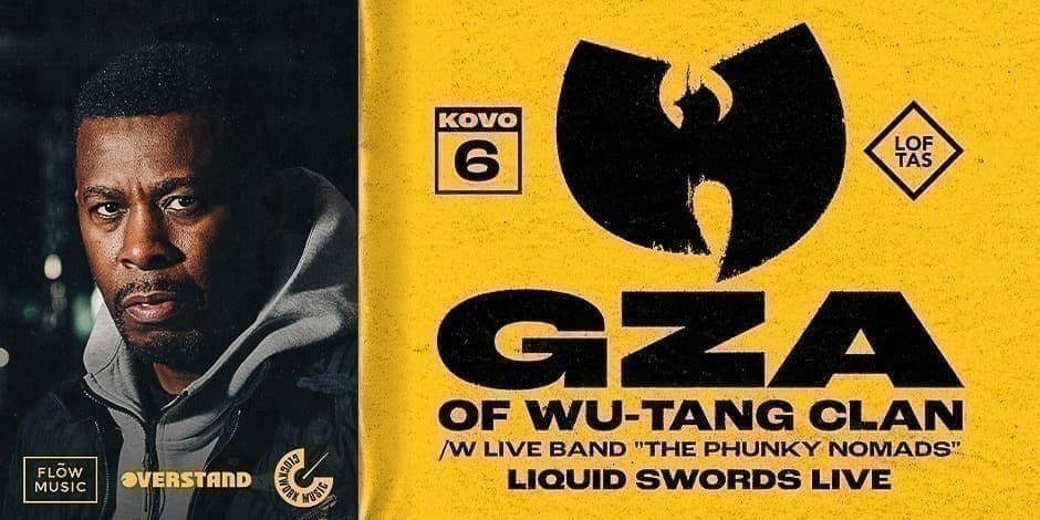GZA OF WU-TANG CLAN /w live band Phunky Nomads // Liquids Swords live