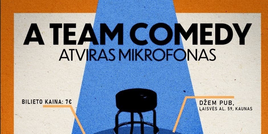 A team comedy open mic (Kaunas)