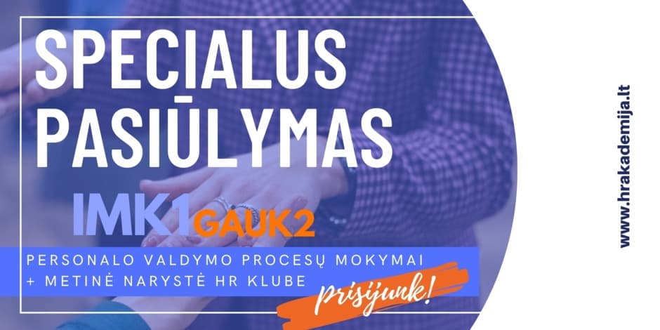 HR AKADEMIJA  + HR KLUBO METINĖ NARYSTĖ
