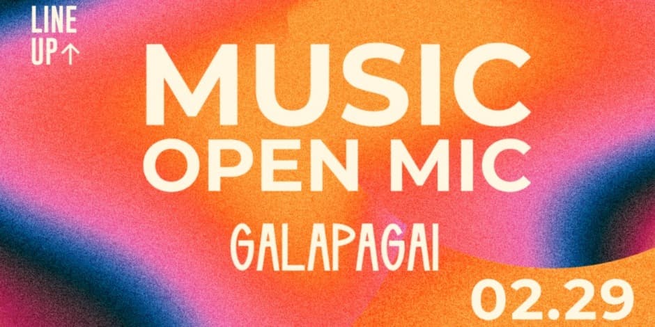 Galapagai pristato: Music Open Mic