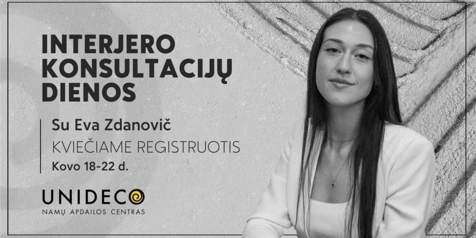 Interjero konsultacijos su dizainere Eva Zdanovič