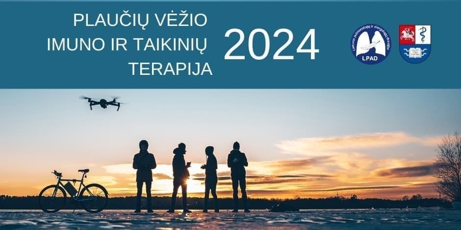 Plaučių vėžio imuno ir taikinių terapija 2024