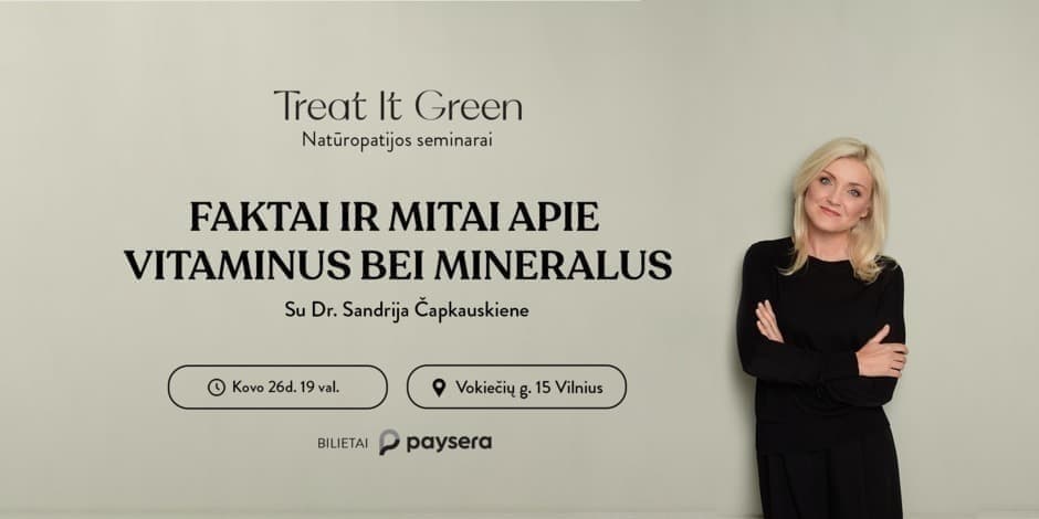 Faktai ir mitai apie vitaminus bei mineralus