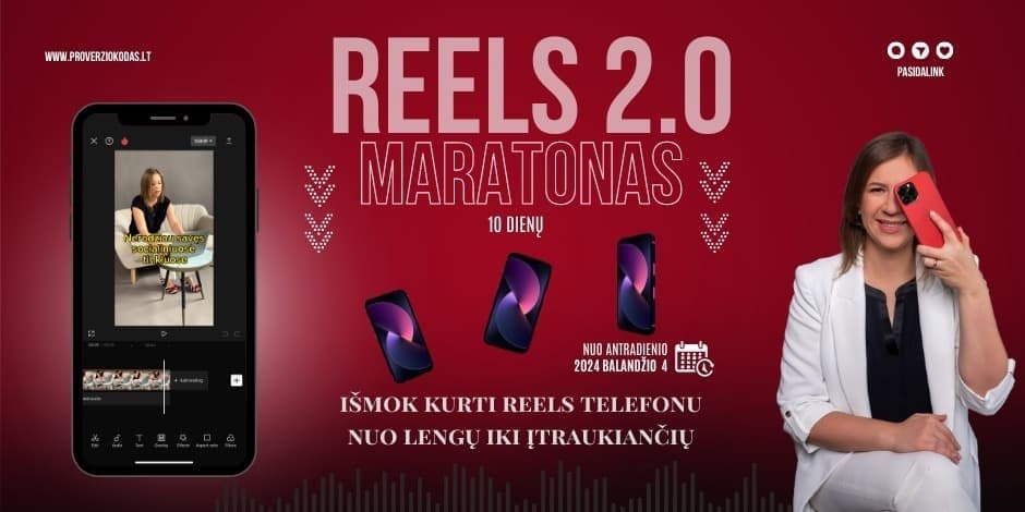 Reels 2.0 maratonas