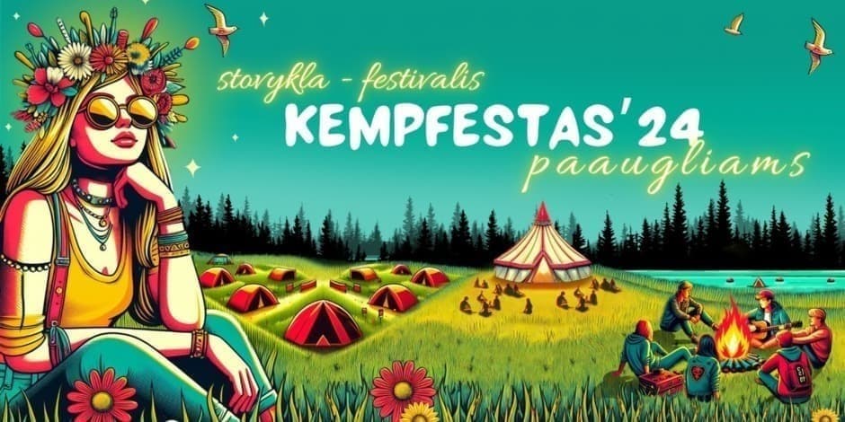 Paauglių stovykla-festivalis „KEMPFESTAS'24“