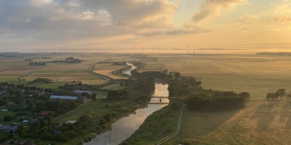 Skrydis oro balionu pamario krašte