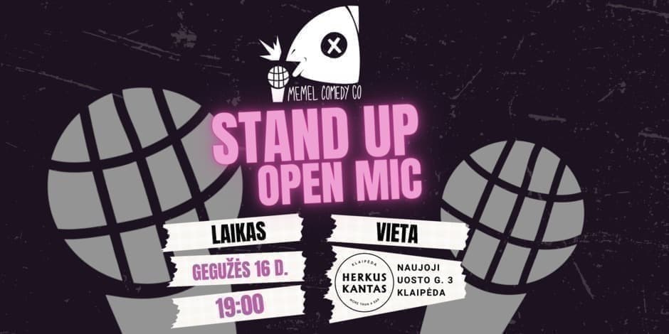 Memel Comedy Co - Stand Up - Open Mic - H.Kantas