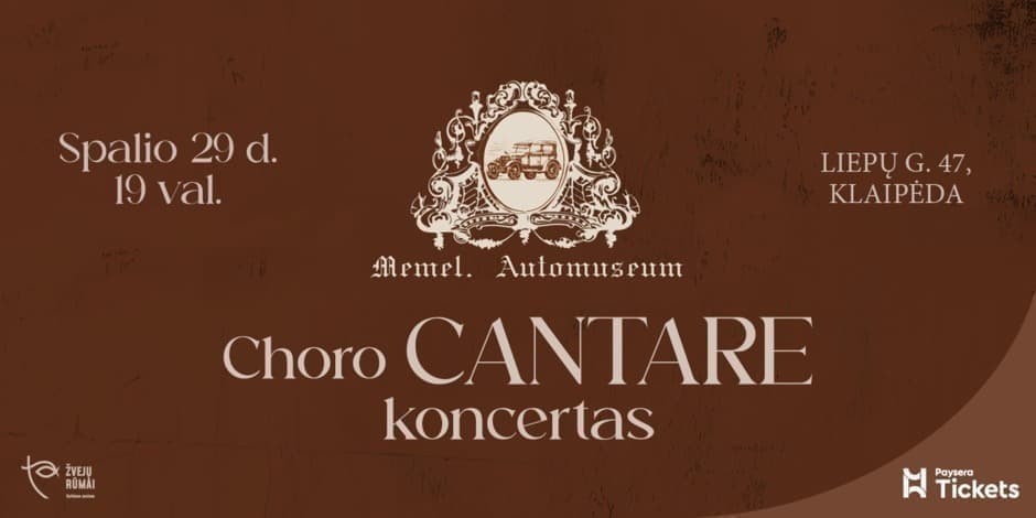 Mišrus choras „Cantare“ surengs išskirtinį koncertą tarp istorinių automobilių Klaipėdoje