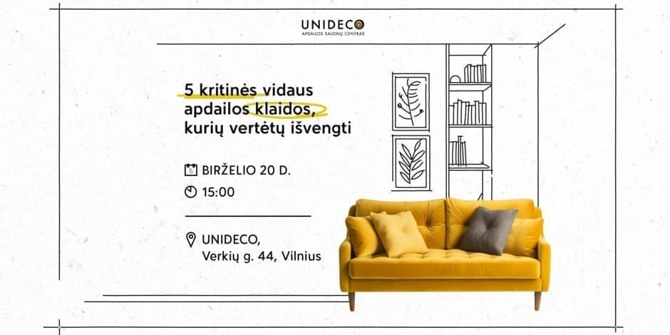 „5 Kritinės Vidaus Apdailos Klaidos, Kurių Vertėtų Išvengti“ | Tickets ...