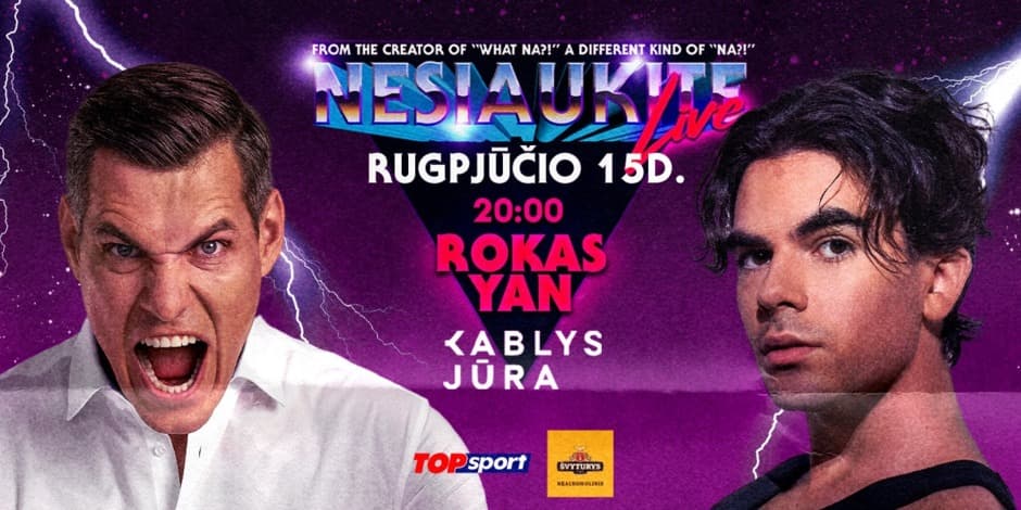 Nesiaukite live - Rokas Yan