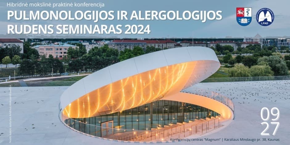 Pulmonologijos ir alergologijos rudens seminaras 2024