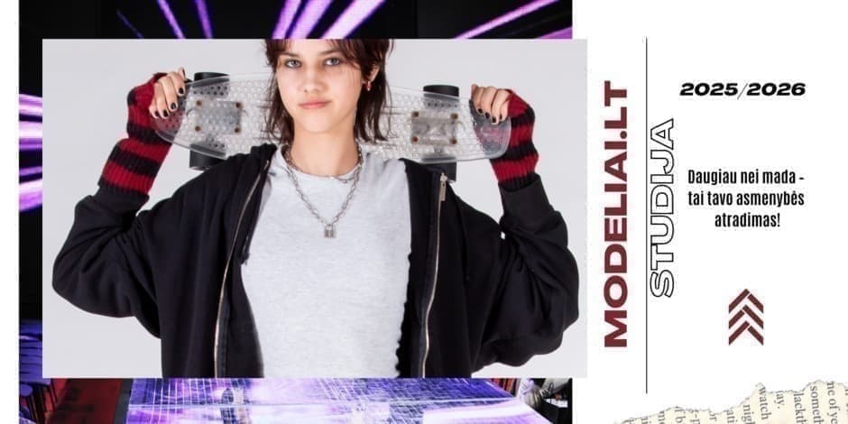 Modeliai.lt Studija 2025/2026 mokslo metai