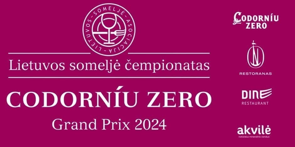 Lietuvos someljė čempionatas 2024 Codorniu Zero Grand Prix (Vakarienė)