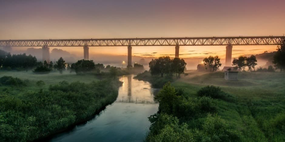 Ekskursijos Lyduvėnų geležinkelio tiltu (ruduo)/Excursions on the Lyduvėnai railway bridge (The Autumn)