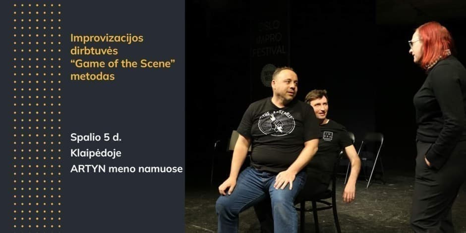 Ilgo formato improvizacijos dirbtuvės — "Game of the Scene" metodas