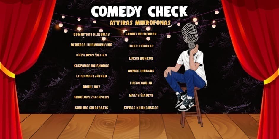 Comedy Check Atviras Mikrofonas