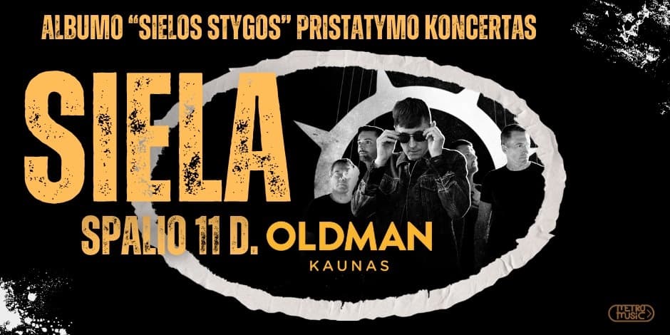 GRUPĖS “SIELA” ALBUMO “SIELOS STYGOS” PRISTATYMO KONCERTAS (KAUNAS)