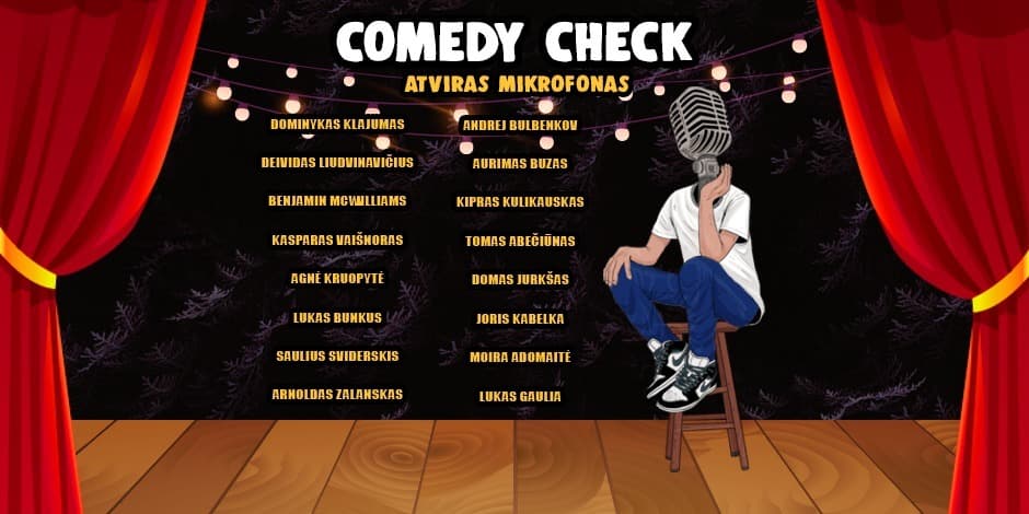 Comedy Check Atviras Mikrofonas