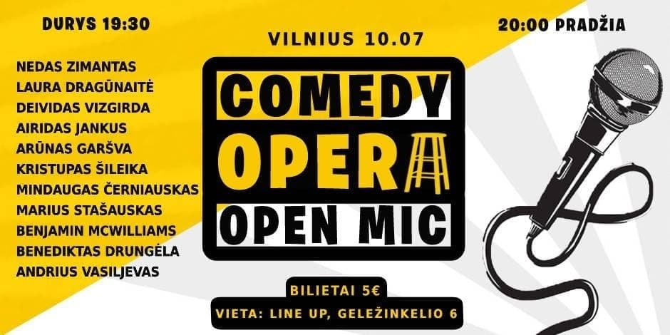 Comedy Opera Open Mic