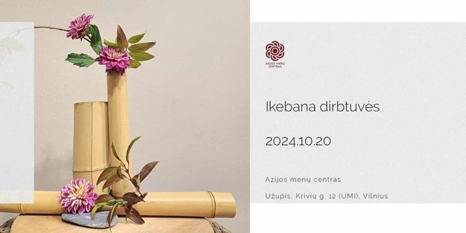 Ikebana dirbtuvės I 10.20