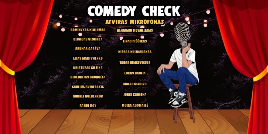 Comedy Check Atviras Mikrofonas