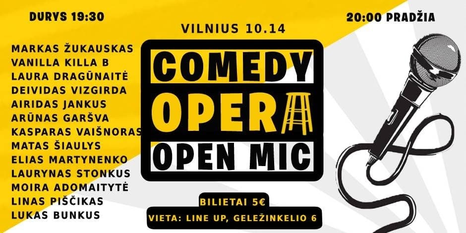 Comedy Opera Open Mic