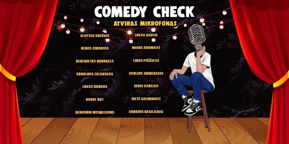 Comedy Check Atviras Mikrofonas