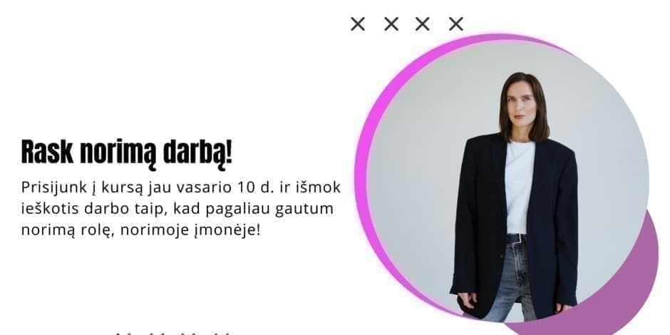 Online mokymai: „Rask norimą darbą!“