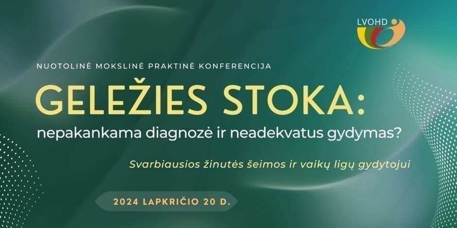 Geležies stoka: nepakankama diagnozė ir neadekvatus gydymas?