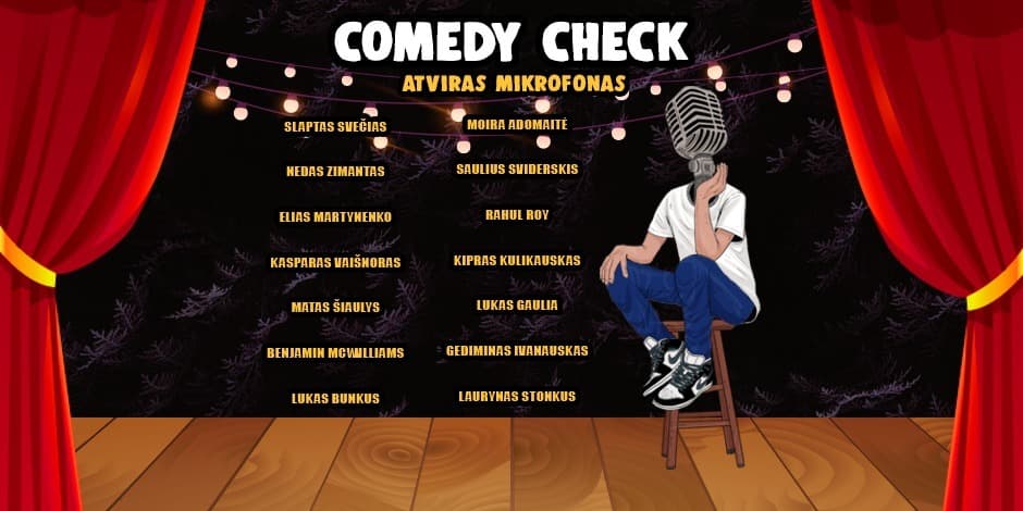 Comedy Check Atviras Mikrofonas