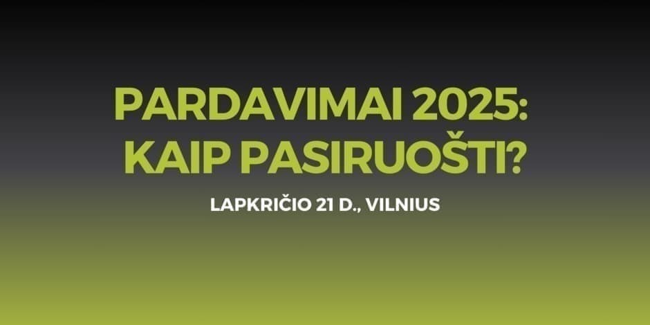 Pardavimai 2025: kaip pasiruošti?