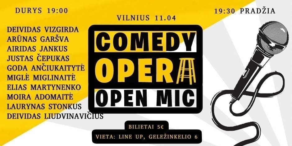 Comedy Opera Open Mic