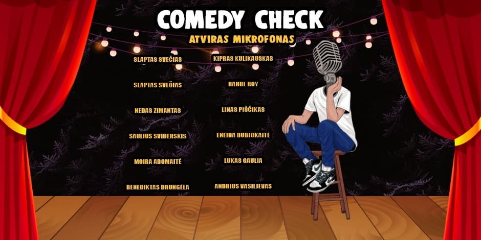 Comedy Check Atviras Mikrofonas