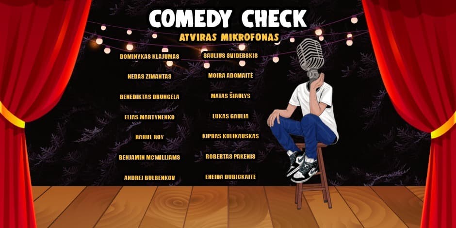 Comedy Check Atviras Mikrofonas