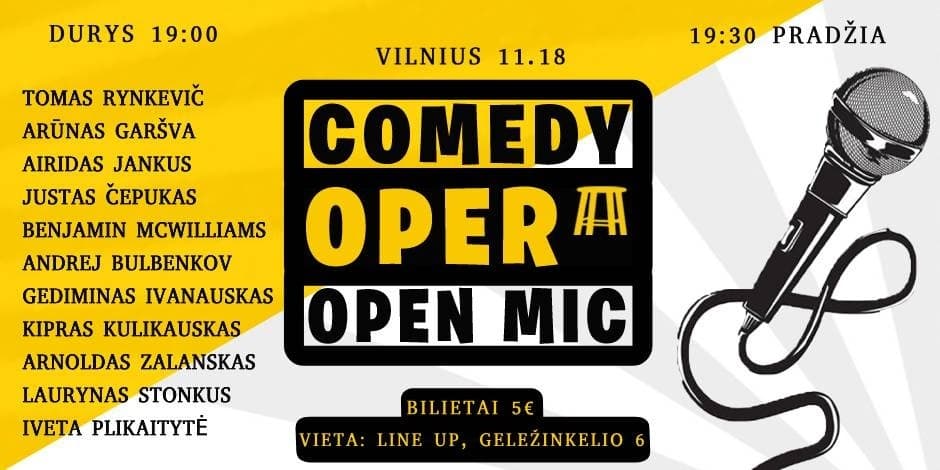 Comedy Opera Open Mic