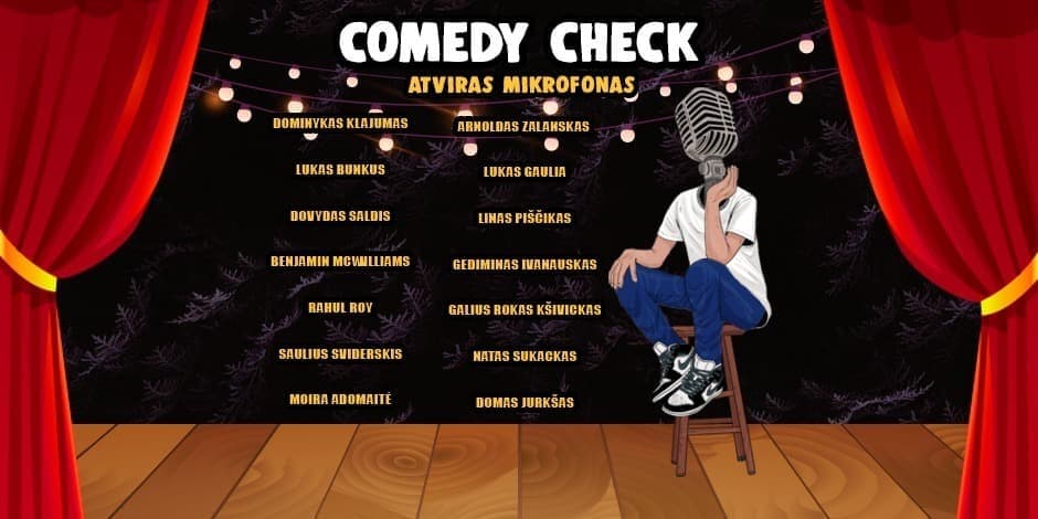 Comedy Check Atviras Mikrofonas