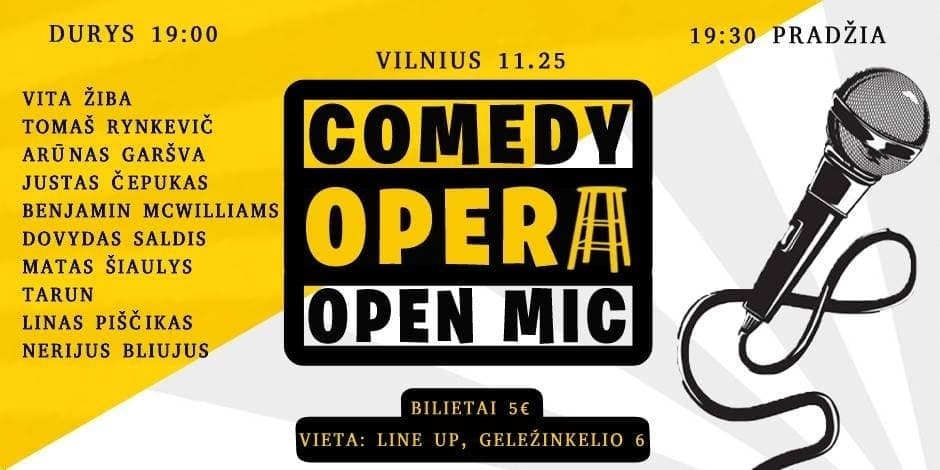 Comedy Opera Open Mic