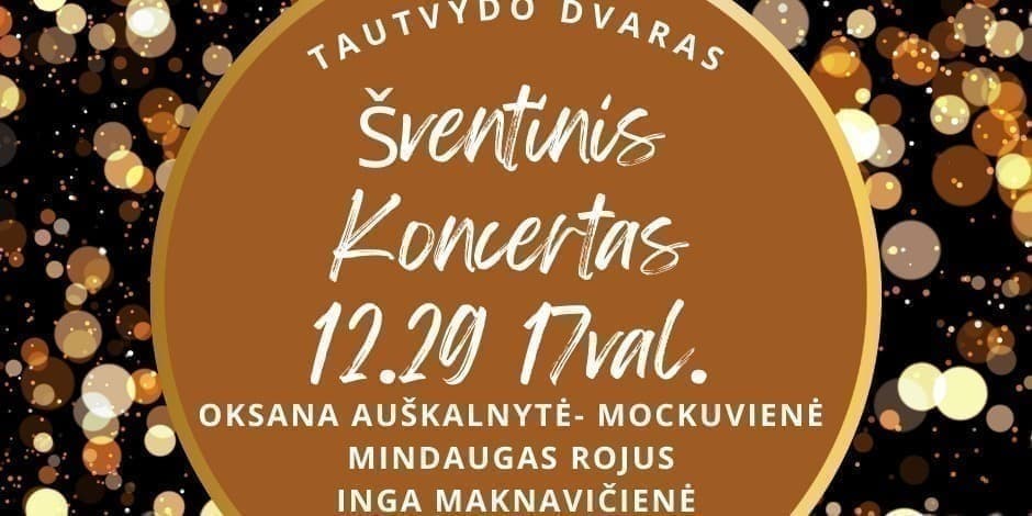 Šventinis koncertas Tautvydo dvare