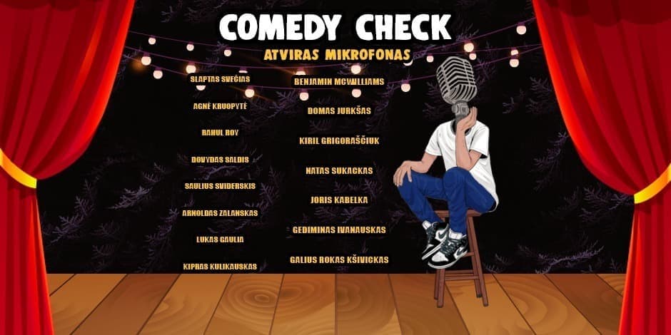 Comedy Check Atviras Mikrofonas