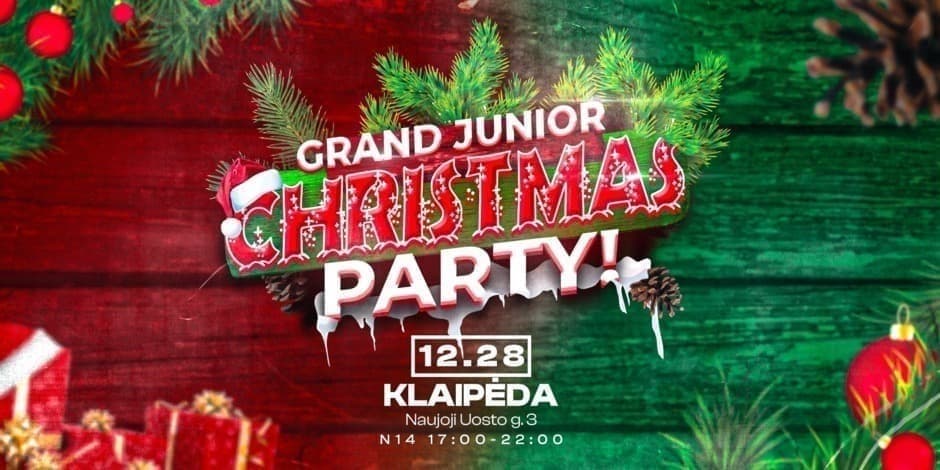 GRAND JUNIOR CHRISTMAS PARTY! Klaipėda