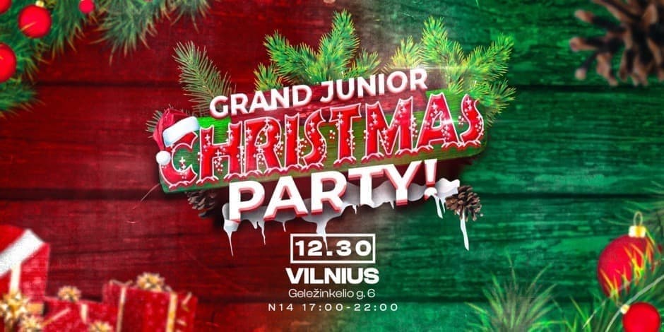 GRAND JUNIOR CHRISTMAS PARTY! Vilnius