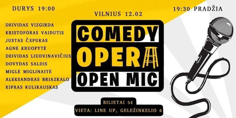 Comedy Opera Open Mic