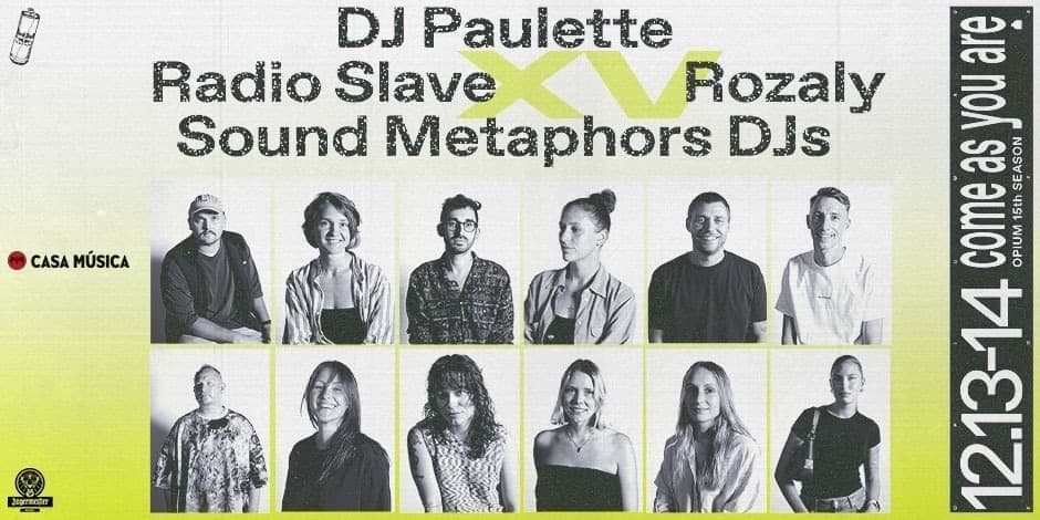 X V. B - D A Y: Radio Slave, DJ Paulette, Rozaly, Sound Metaphors DJs