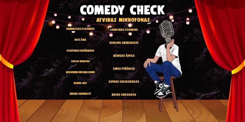 Comedy Check Atviras Mikrofonas