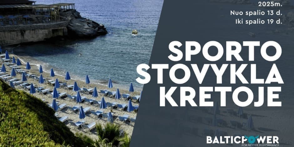 Sporto stovykla Kretoje. Sveika gyvensena, sportas ir atostogos saulėje