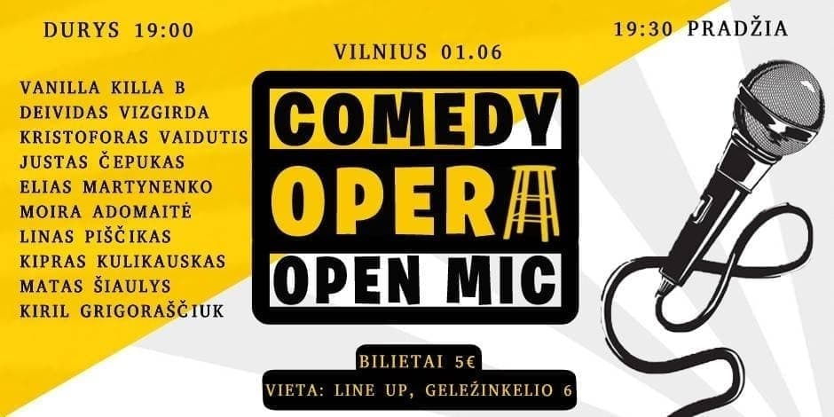 Comedy Opera Open Mic